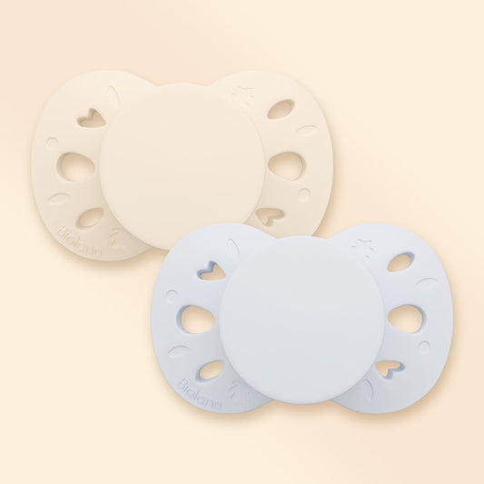 Lot de 2 sucettes anatomiques 6-18 mois Bleu