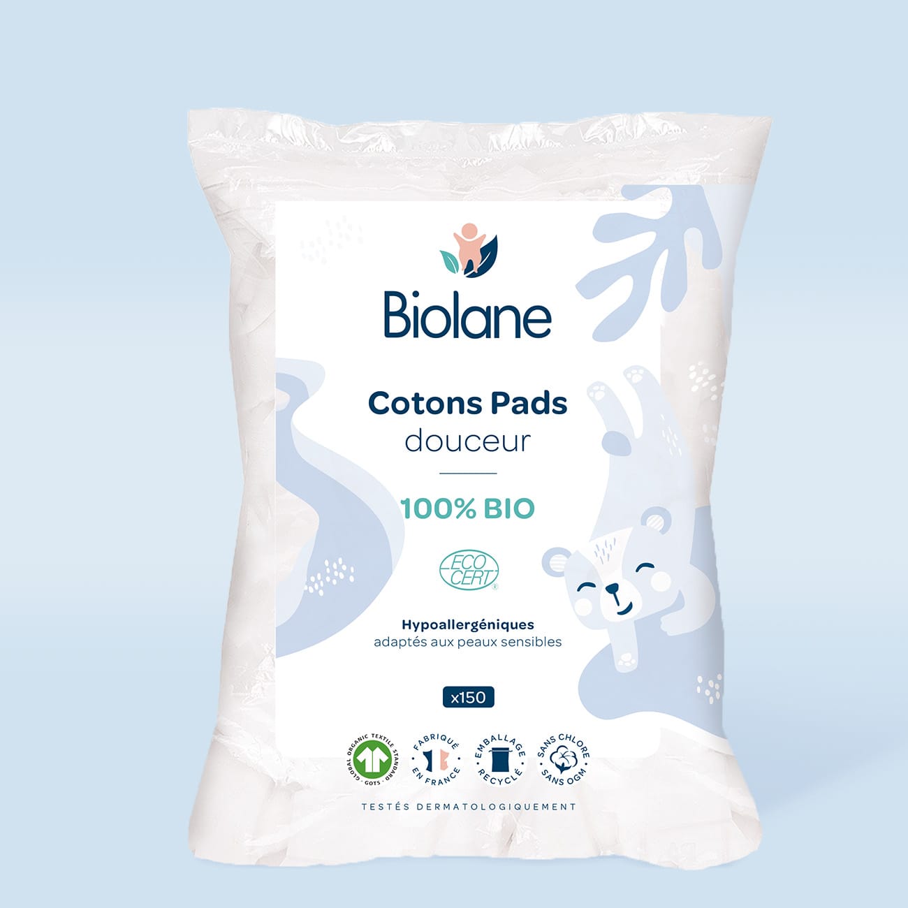 Cotons douceur 100% BIO Cotons pads