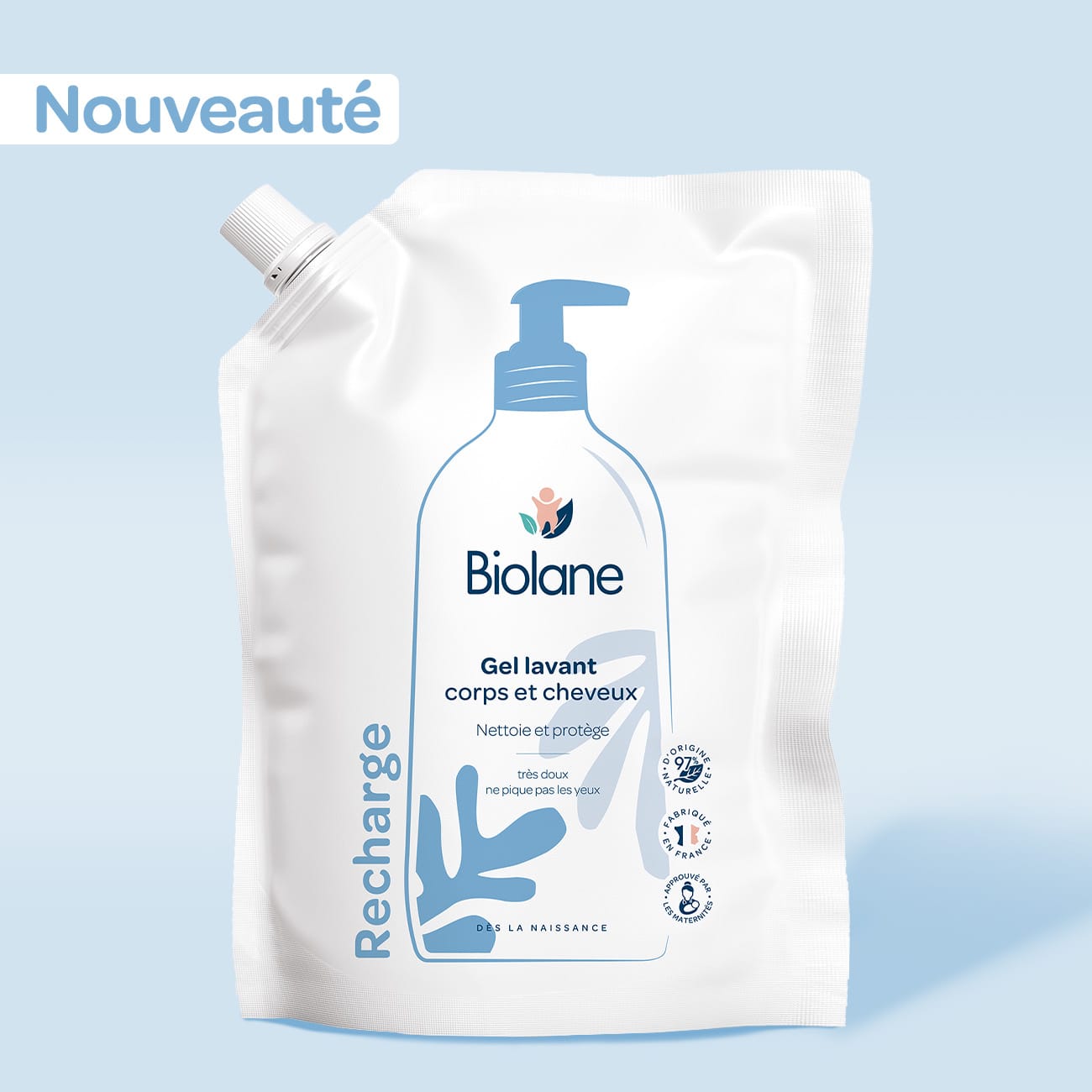 Éco-recharge Gel lavant corps et cheveux 750 ml