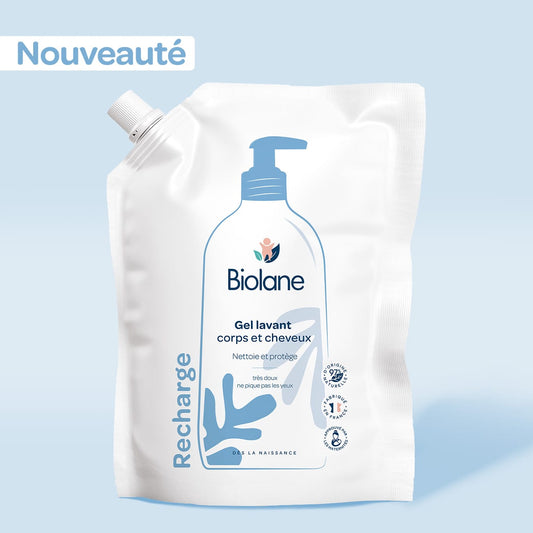 Éco-recharge Gel lavant corps et cheveux 750 ml