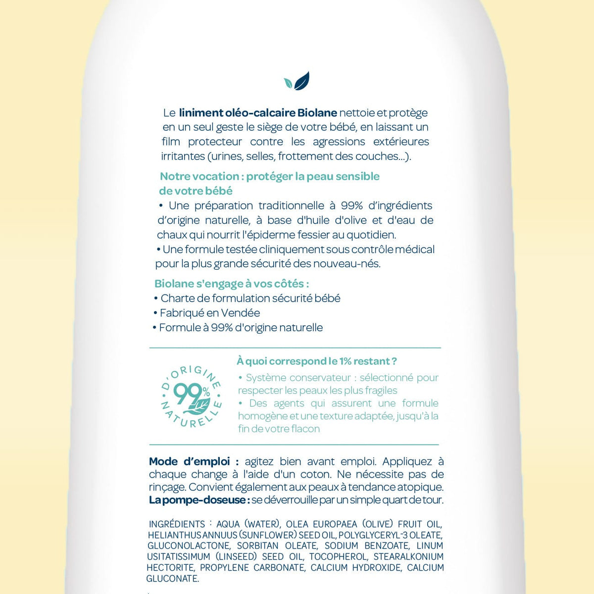 Biolane Change Liniment oléo-calcaire
