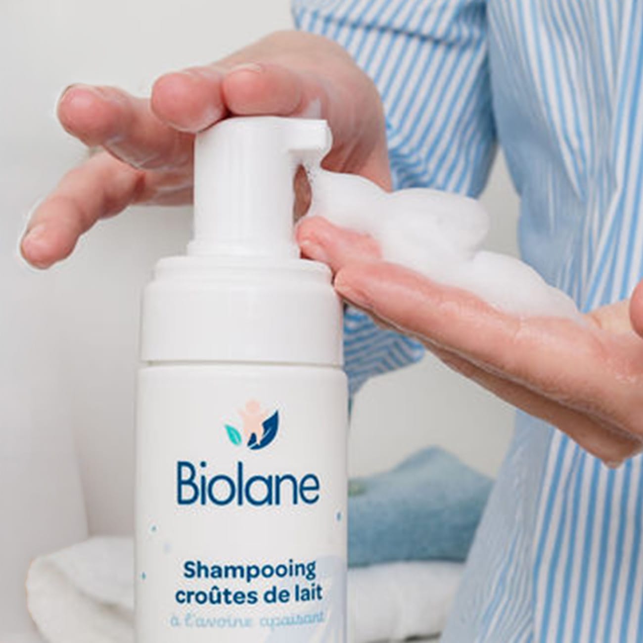 Shampooing croûtes de lait