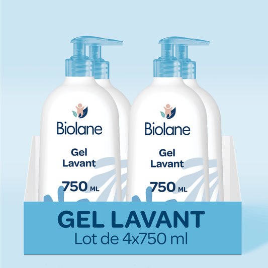 Lot 4x Gel corps & cheveux 2 en 1
