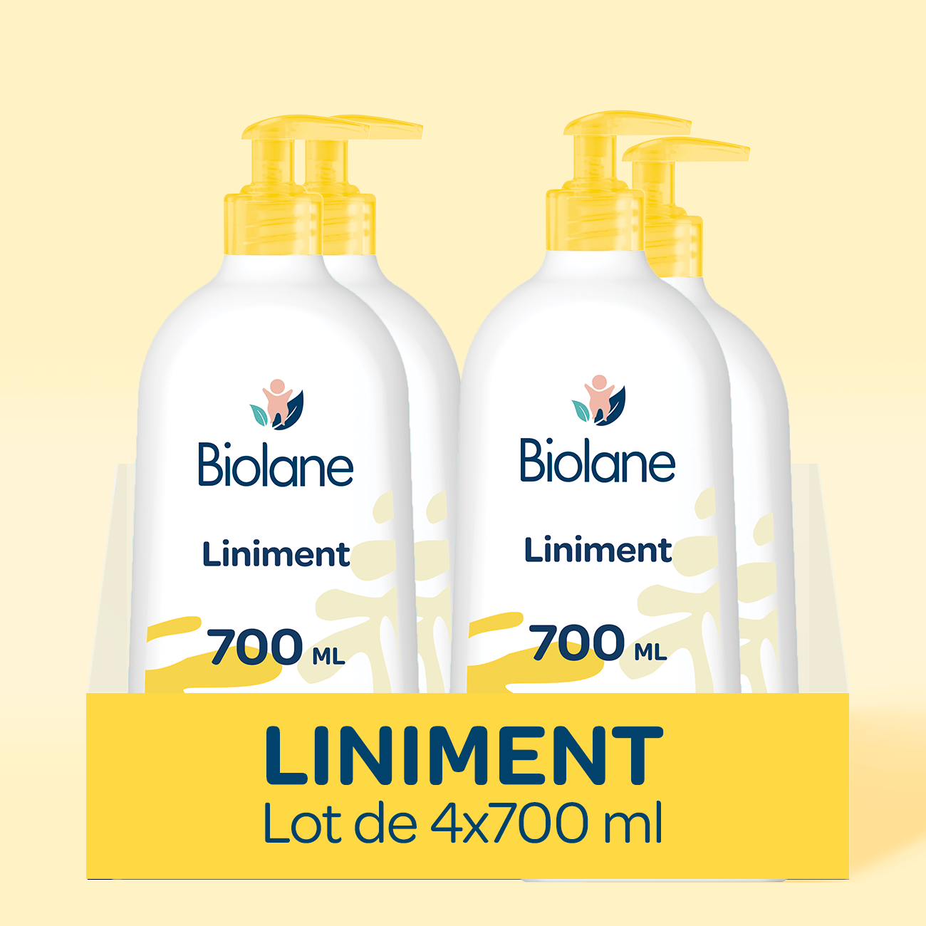 Lot 4x Liniment oléo-calcaire