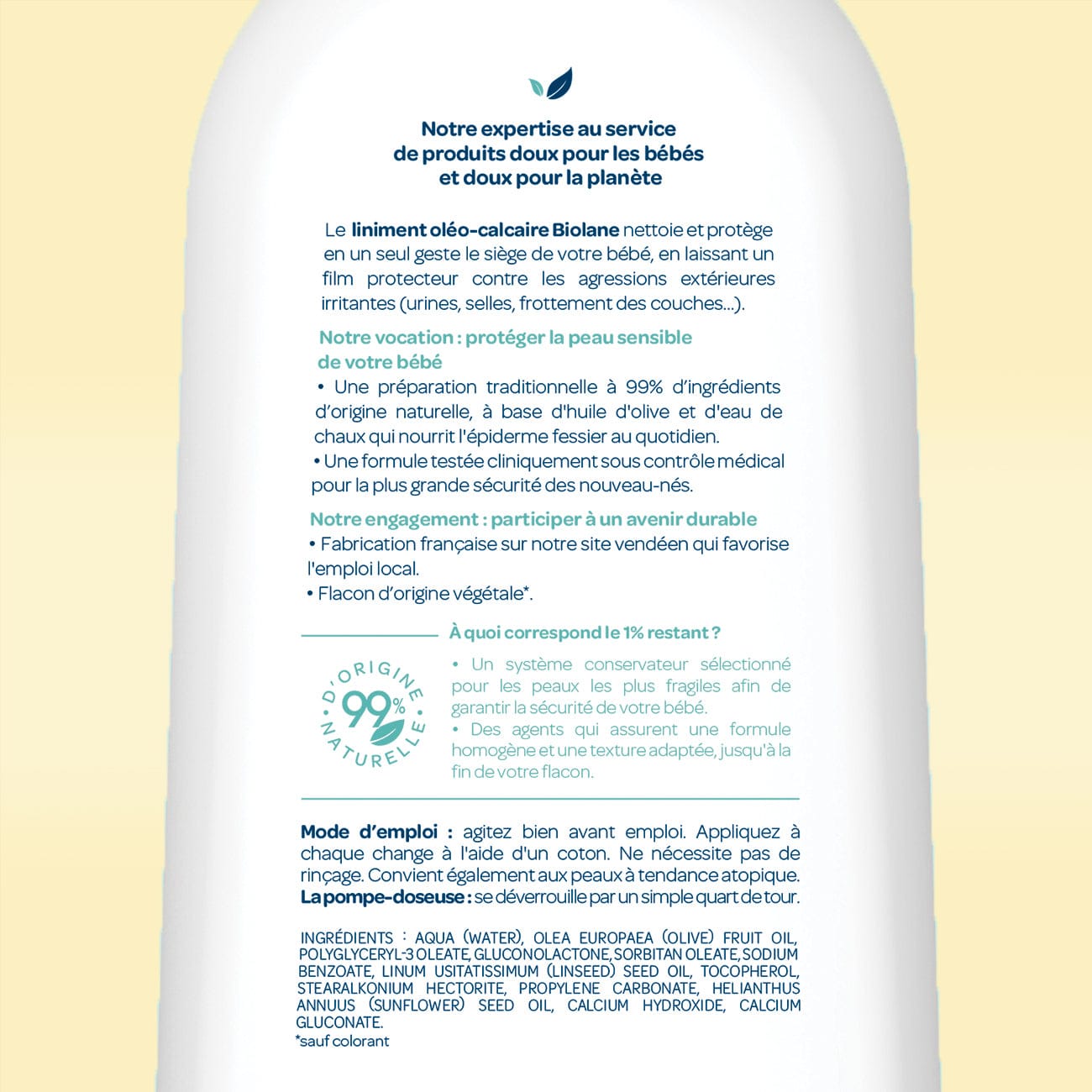 Lot 4x Liniment oléo-calcaire
