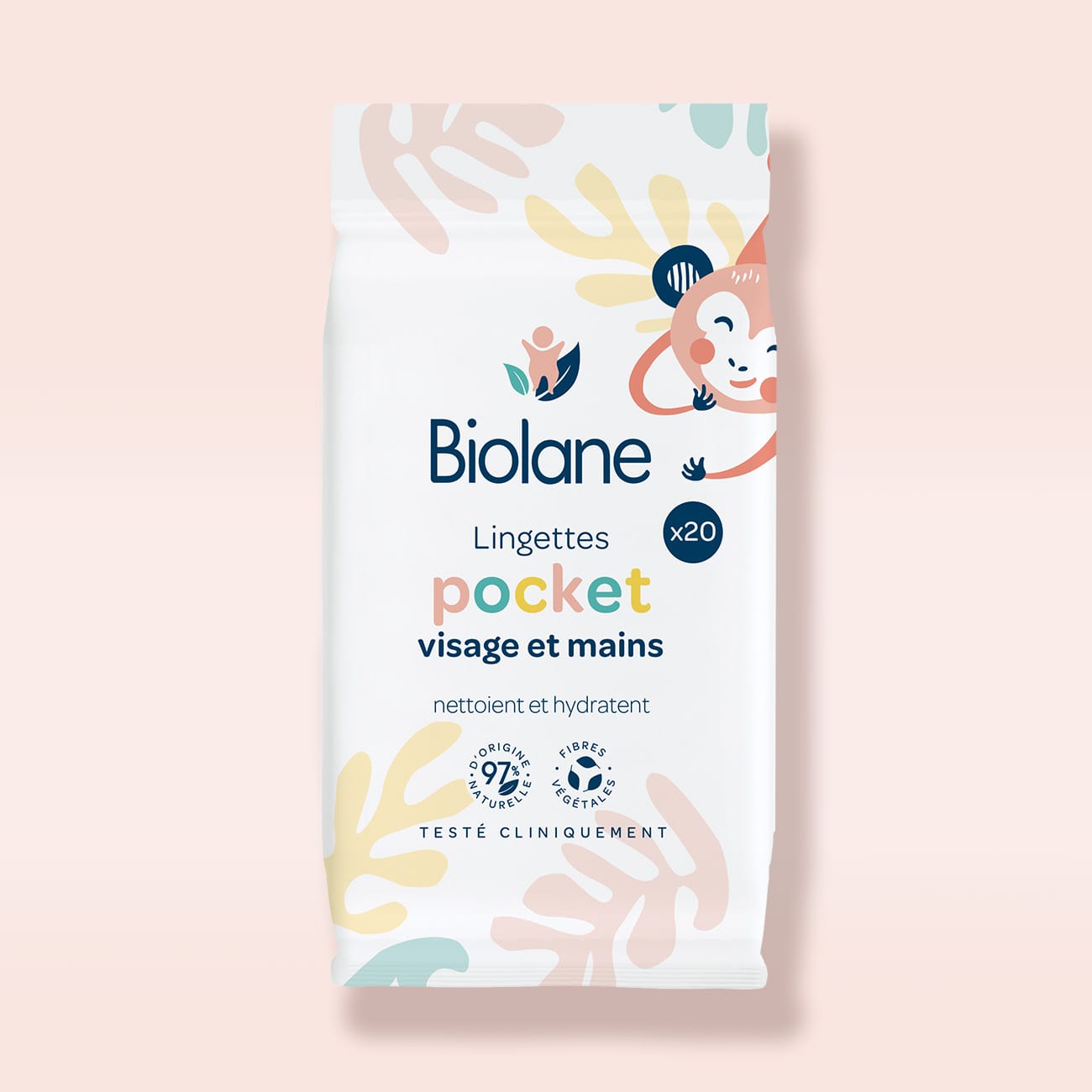 Lingettes visage et mains 20 lingettes