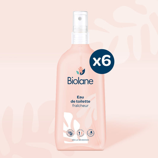 Lot de 6 Eaux de toilette fraîcheur