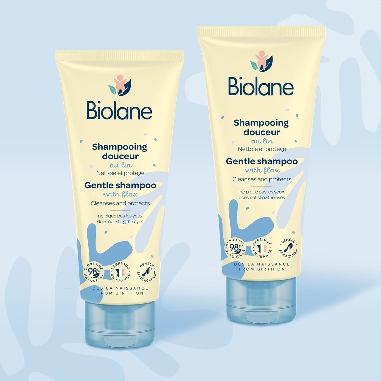 Lot de 2 Shampooings doux
