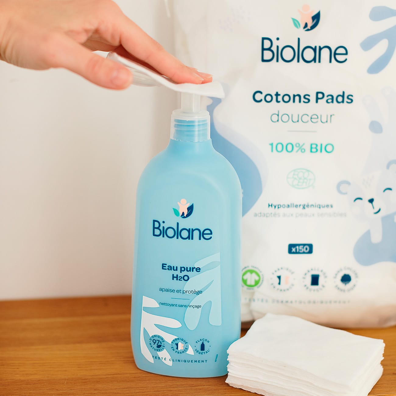 Lot 3x Cotons Pads douceur 100% BIO