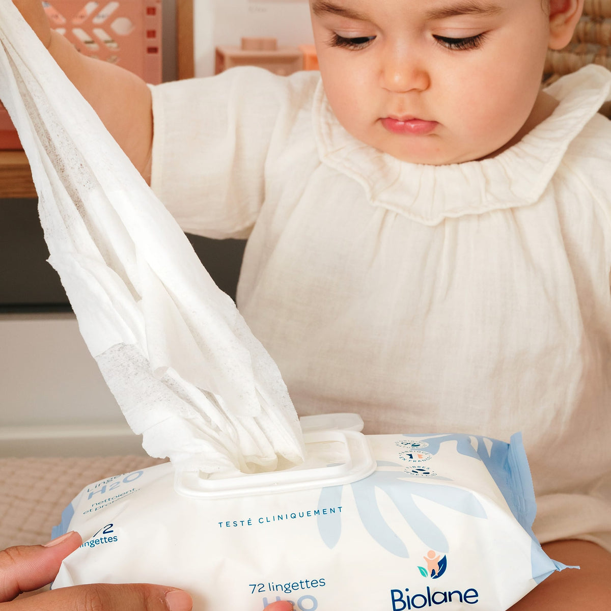 Biolane Lingettes Lingettes épaisses H2O