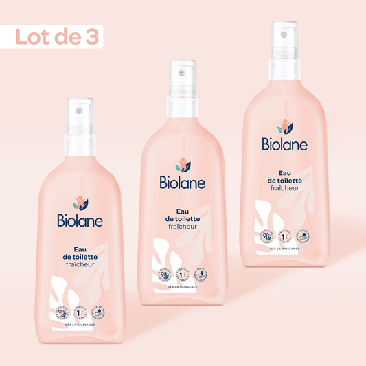 Lot de 3 Eaux de Toilette Fraîcheur
