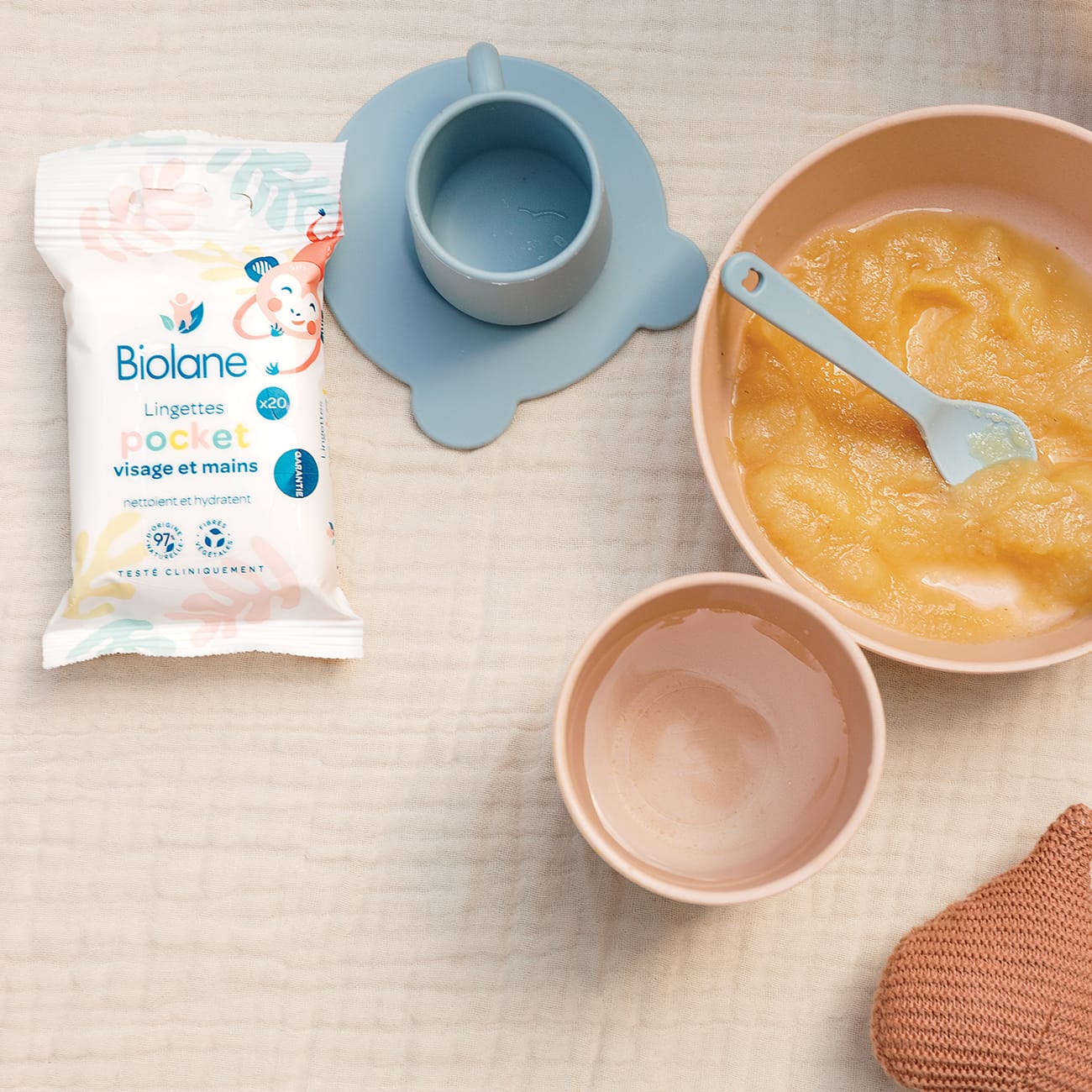 Lingettes visage et mains (format pocket)